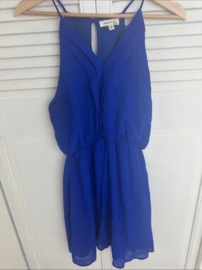 Monteau woman dress Cobalt Blue Spaghetti-Strap